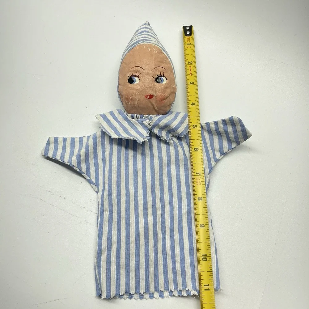 Vintage 1950s Children's Hospital Hand Puppet Kewpie Doll‎